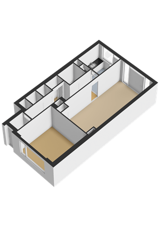 Floorplan - Nobelstraat 45A, 3039 SG Rotterdam